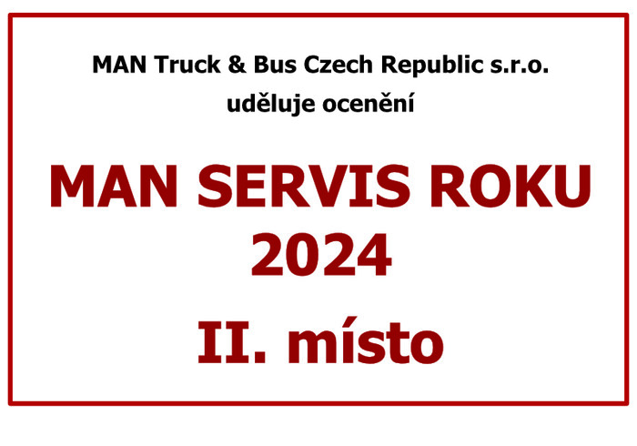 MAN Servis roku 2024