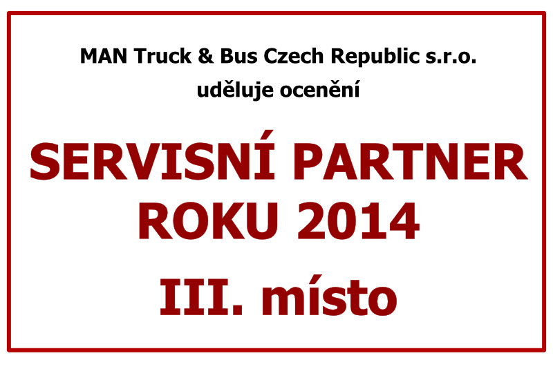 Servisní partner roku 2014
